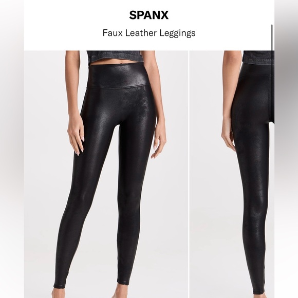 SPANX Pants - Spanx faux leather leggings